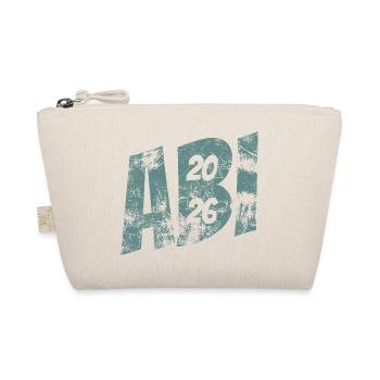Abi 2026 - Abitur - Gift - Organic Pouch - nature - Front