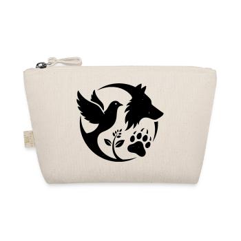 Animal Protection Logo - Organic Pouch - nature - Front