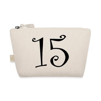 15. 15 ANS. 15e ANNIVERSAIRE. ANNIVERSAIRE 15 ANS. - Trousse biologique - nature - Devant