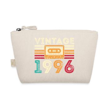 1996 Vintage Retro Birthday Gift - Organic Pouch - nature - Front