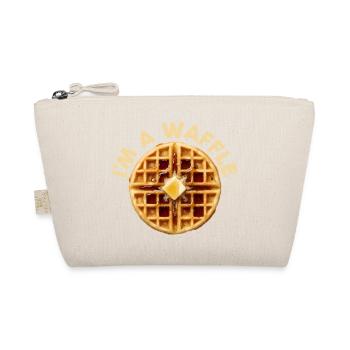 Je suis une Waffle Halloween Petit-déjeuner Costume Gaufre - Trousse biologique - nature - Devant