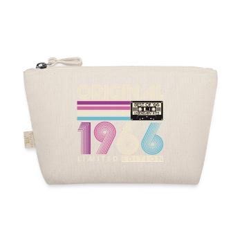 1966 Jahrgang geboren 60. Geburtstag Retro - Bio-Täschchen - Natur - Vorne