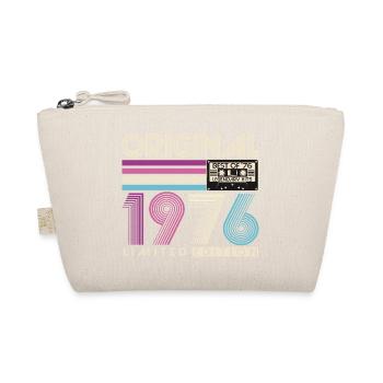 1976 Jahrgang 50. Geburtstag Geschenk Retro - Bio-Täschchen - Natur - Vorne