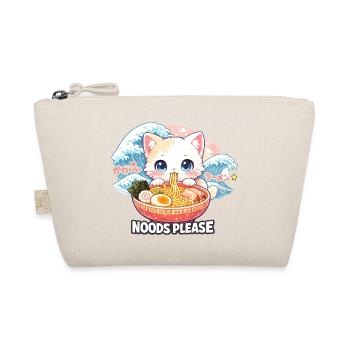 Kawaii Neko Ramen Cat Noodle Anime - Organic Pouch - nature - Front