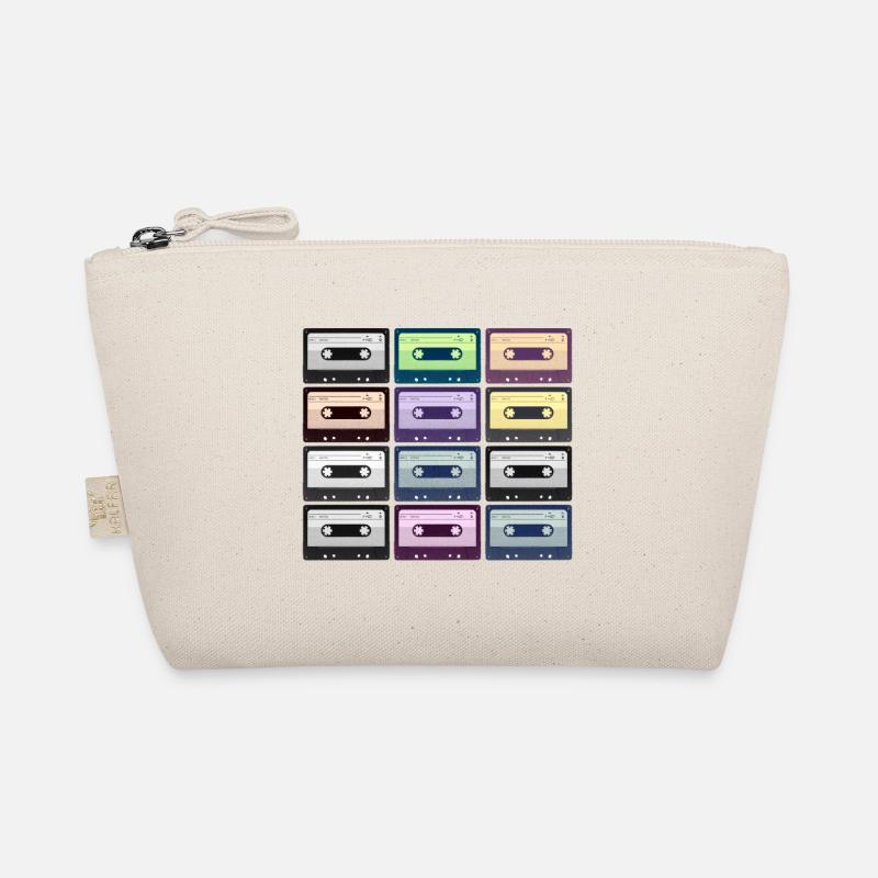 Cassettes Colorées Rétro Trousse biologique