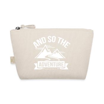 Adventure Start: Mountains and Path - Organic Pouch - nature - Front