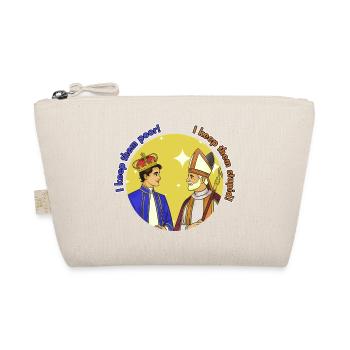 King and Bishop: Wealth vs Poverty - Organic Pouch - nature - Front
