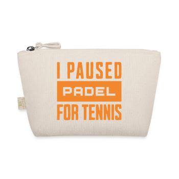 padel_orange - Organic Pouch - nature - Front