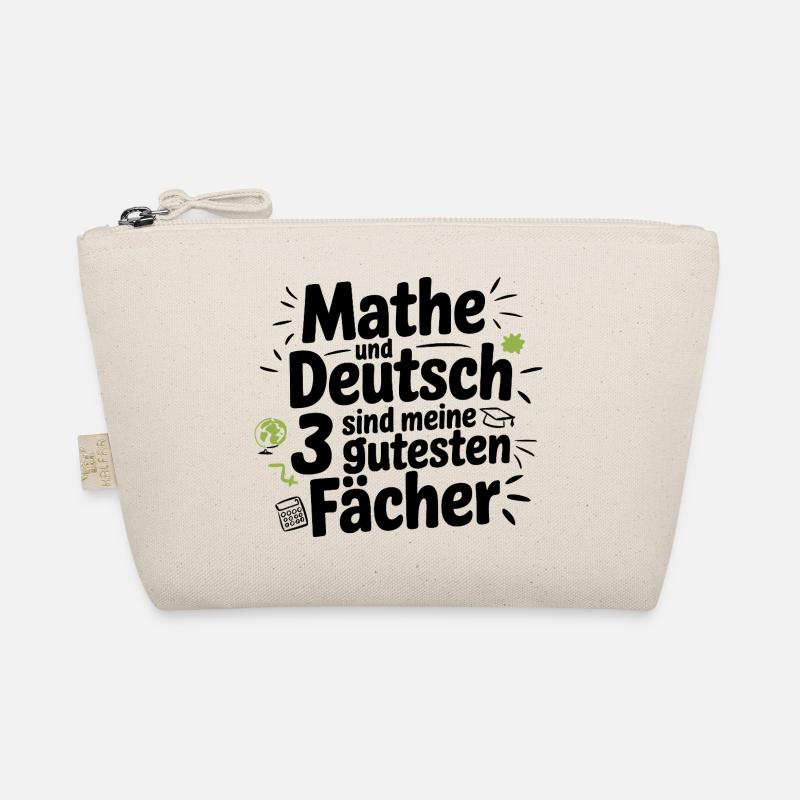 Math and German are my 3 best subjects Organic Pouch