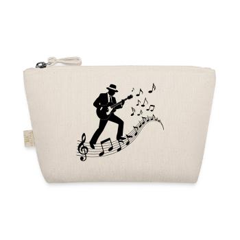Blues Musician - Organic Pouch - nature - Front