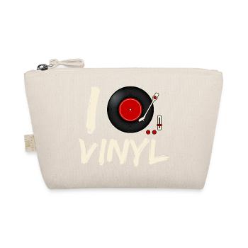 J’adore le design des tourne-disques vinyles - Trousse biologique - nature - Devant