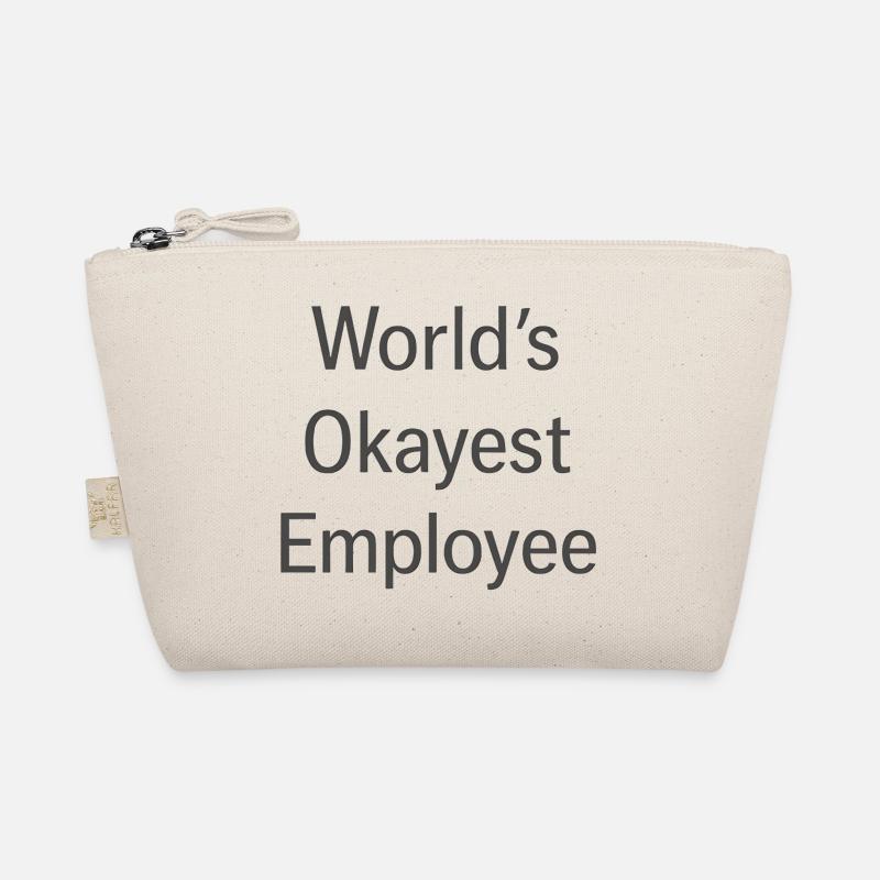 Worlds Okayest Employee Organic Pouch