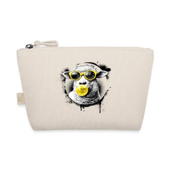 Moutons Pop Art – Demi-ton avec lunettes de soleil néon - Trousse biologique - nature - Devant