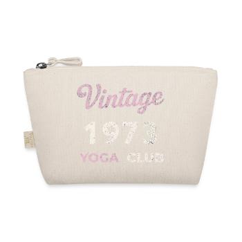 Vintage 1973 Yoga Club Année de naissance rétro Vintage - Trousse biologique - nature - Devant