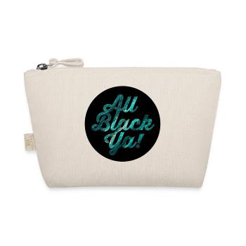 All Black Ya Galaxy Schriftzug - Bio-Täschchen - Natur - Vorne