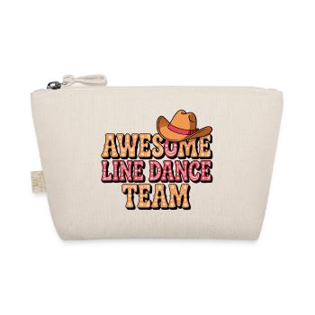 Awesome Line Dance Team - Bio-Täschchen - Natur - Vorne