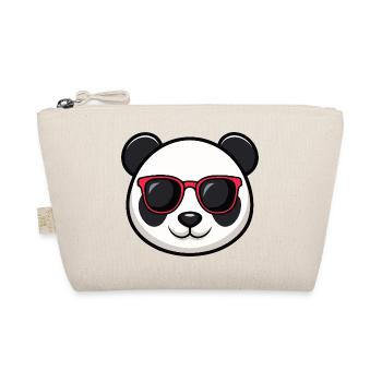 Panda Lunettes Rouges - Trousse biologique - nature - Devant