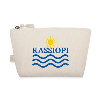 Kassiopi Sun Waves Emblem - Organic Pouch - nature - Front