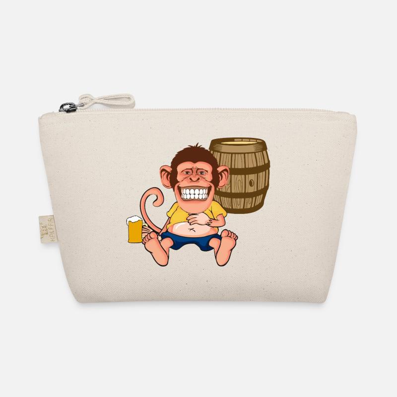 Graphisme rétro de bande dessinée dessin animé Drôle de Singe Singe Trousse biologique