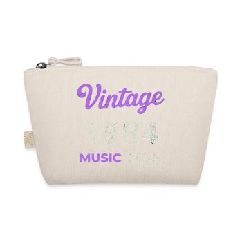 Vintage 1984 Music Club Rétro Année de naissance Vintage - Trousse biologique - nature - Devant