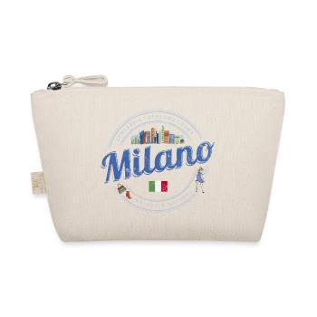 Mailand Skyline Italien Fashion Lombardei Souvenir - Bio-Täschchen - Natur - Vorne