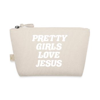 Les jolies filles aiment Jésus - Trousse biologique - nature - Devant