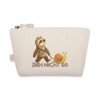 Zieh Nicht So – Langsame Freundschaft - Bio-Täschchen - Natur - Vorne