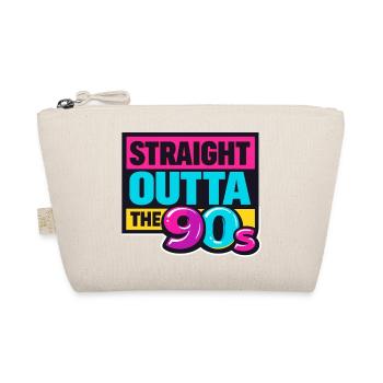 Straight Outta The 90s Neon - Bio-Täschchen - Natur - Vorne