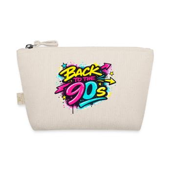 Back to the 90s Neon Graffiti - Bio-Täschchen - Natur - Vorne