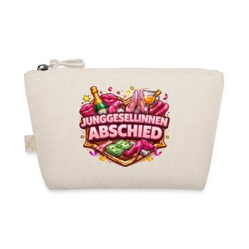 Junggesellinnenabschied Party Motiv bunte Schuhe - Bio-Täschchen - Natur - Vorne