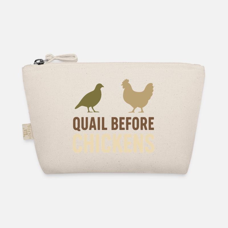 Quail Keeper Quail Farmer Backyard Quail Organic Pouch