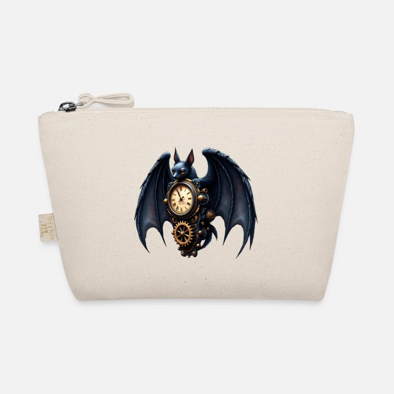 Steampunk watchmaker bat Organic Pouch