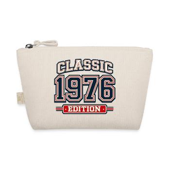 Classic 1976 Edition in College Vintage Style - Organic Pouch - nature - Front