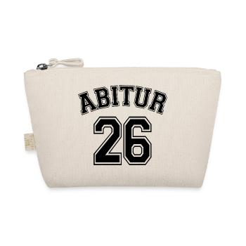 Abitur 26 | Abi Shirt | Enter your name - Organic Pouch - nature - Front