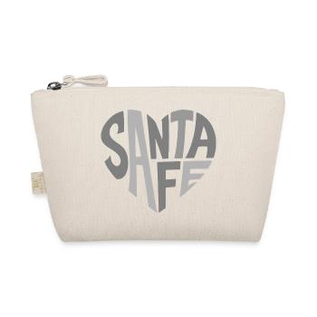 Santa Fe Typographic Logo - Bio-Täschchen - Natur - Vorne