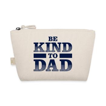 Sei nett zu Papa Hemd – Geschenkidee - Bio-Täschchen - Natur - Vorne