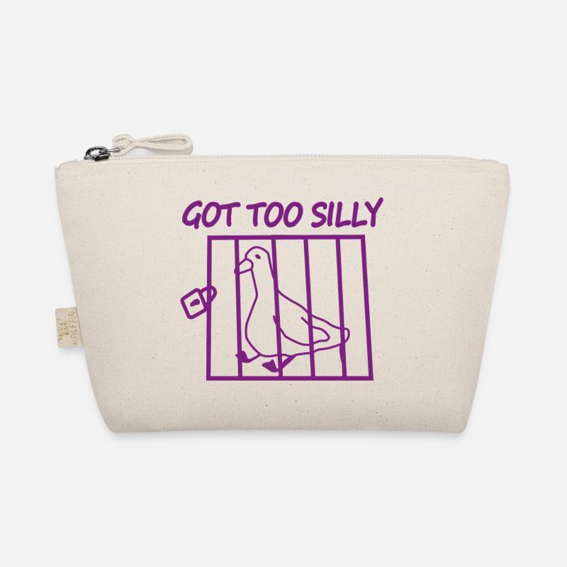 Got Too Silly Pigeon Cage Organic Pouch