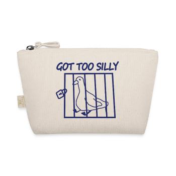 Bird in Cage Got Too Silly - Organic Pouch - nature - Front