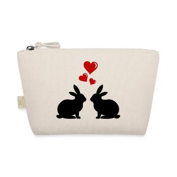 hasen_liebe - Organic Pouch - nature - Front