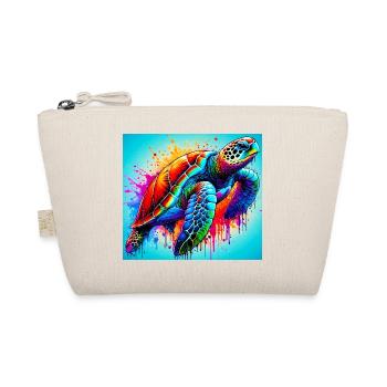 turtle - Organic Pouch - nature - Front
