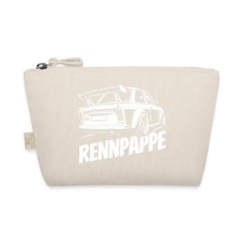 Trabi - Rennpappe aus der DDR - Bio-Täschchen - Natur - Vorne