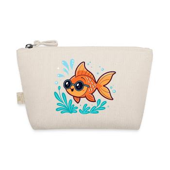 Orange Fish Aquatic Scope - Organic Pouch - nature - Front