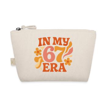 In My 67 Era Italian Brainrot Humor Birthday - Organic Pouch - nature - Front