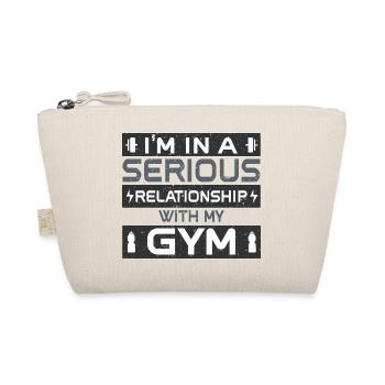 Bizeps Bizepstraining Relationship With My Gym - Bio-Täschchen - Natur - Vorne