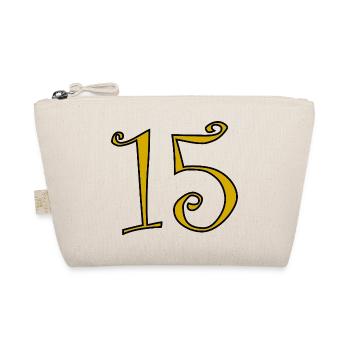 15. 15 ANS. 15e ANNIVERSAIRE. ANNIVERSAIRE 15 ANS. - Trousse biologique - nature - Devant