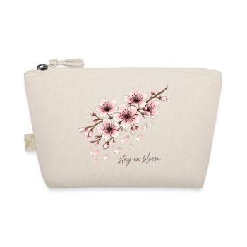 Kirschblüte Kirsche Blüte Cherry Blossom - Bio-Täschchen - Natur - Vorne