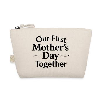 Première famille pour la fête des mères : Famille pour un cadeau de bébé maman - Trousse biologique - nature - Devant