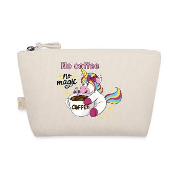 Coffee Unicorn No Coffee No Magic - Organic Pouch - nature - Front