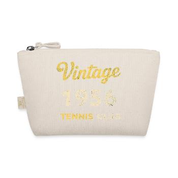 Vintage 1956 Tennis Club Retro Geburtstag Geschenk - Bio-Täschchen - Natur - Vorne