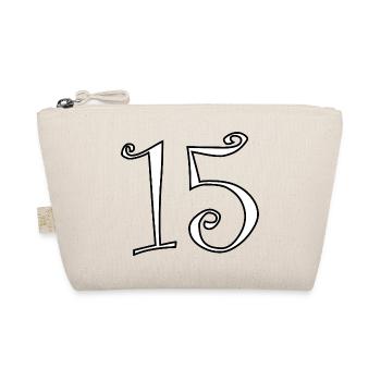 15. 15 ANS. 15e ANNIVERSAIRE. ANNIVERSAIRE 15 ANS. - Trousse biologique - nature - Devant